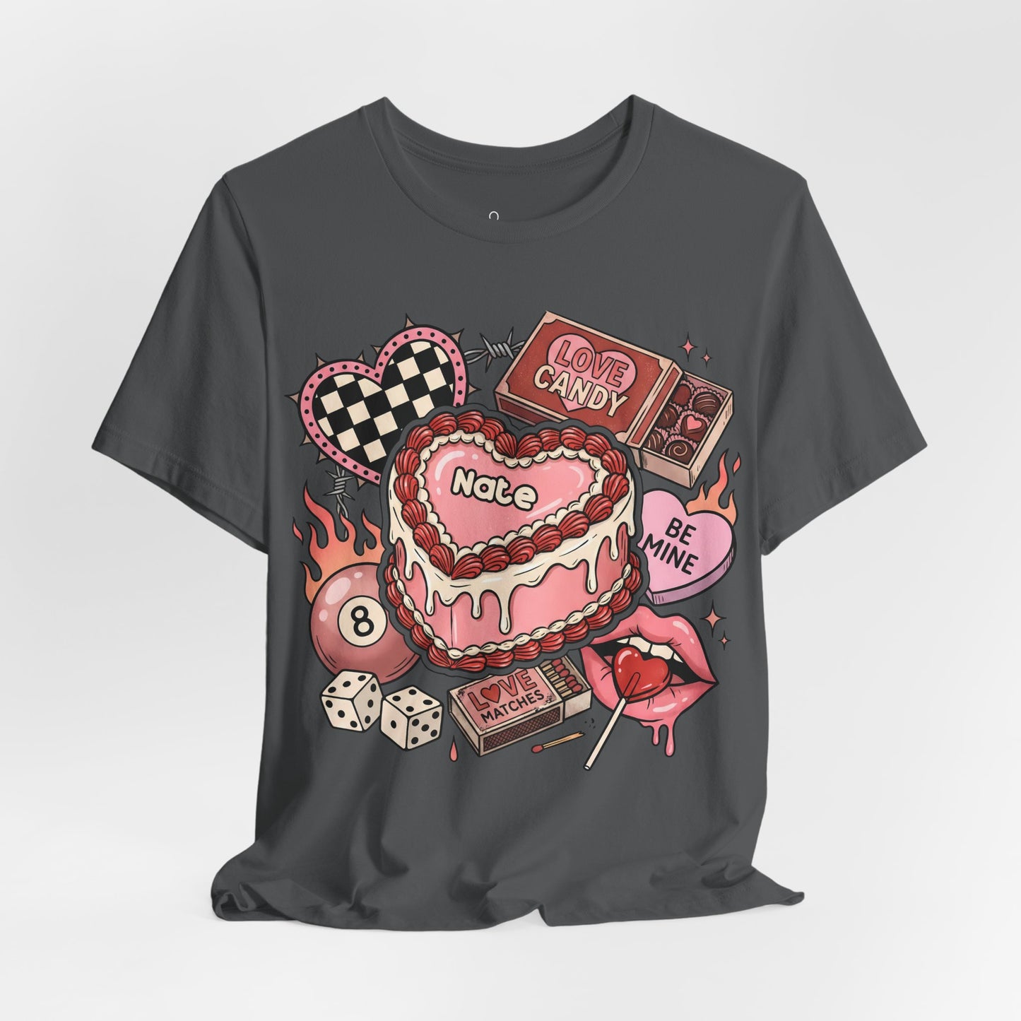 Retro Love T-Shirt - Personalized