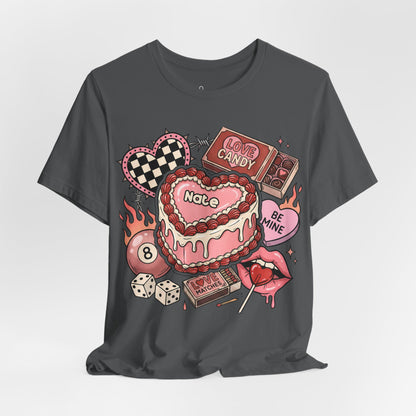 Retro Love T-Shirt - Personalized