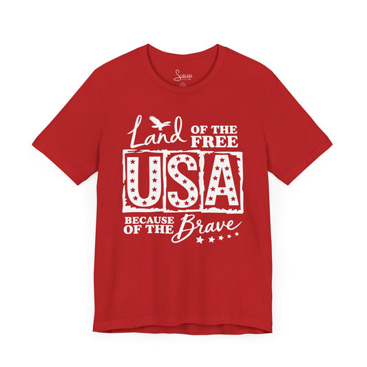 Patriotic Land of the Free USA T-Shirt