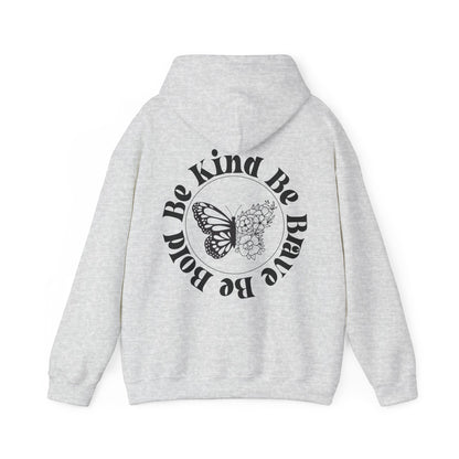 Butterfly Floral Be Kind Hoodie
