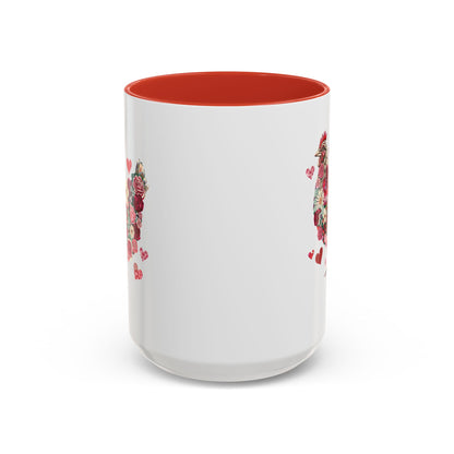 Chicken Love Flowers Mug