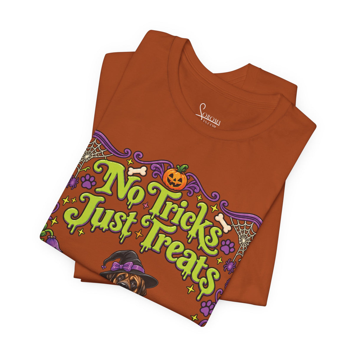 No Tricks just Treats Witch T-Shirt - Personalized