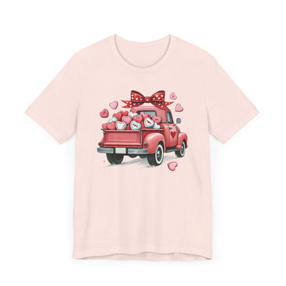 Truck Red Hearts T-Shirt