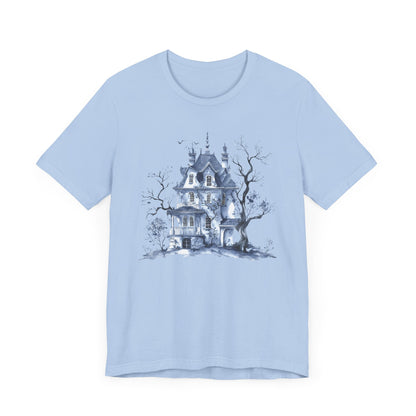 Blue Haunted House T-Shirt