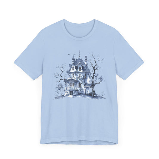 Blue Haunted House T-Shirt