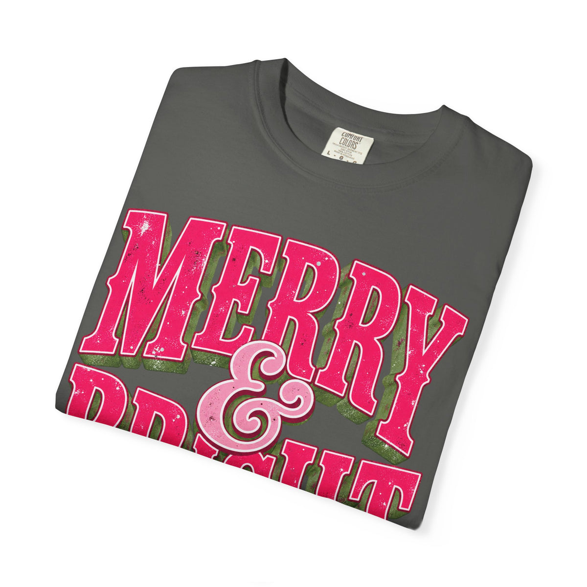 Merry & Bright  Dyed T-Shirt