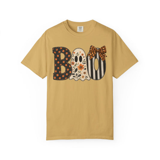 Boo Fall Ghost  Dots Dyed T-Shirt