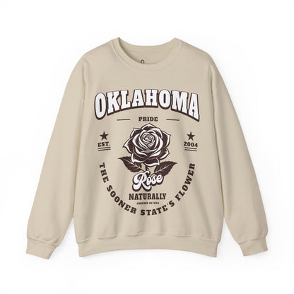 Oklahoma State Flower Rose Sweatshirt