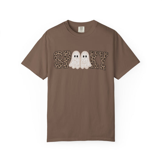 Spooky Ghost Leopard Lace Dyed T-Shirt
