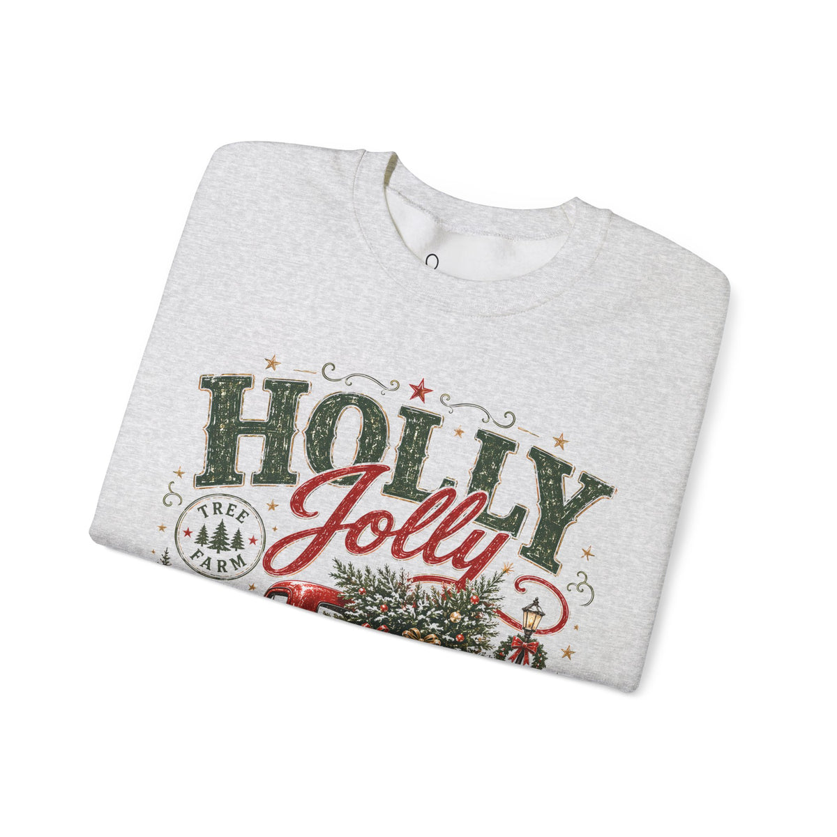 Holly Jolly Christmas Truck Sweatshirt
