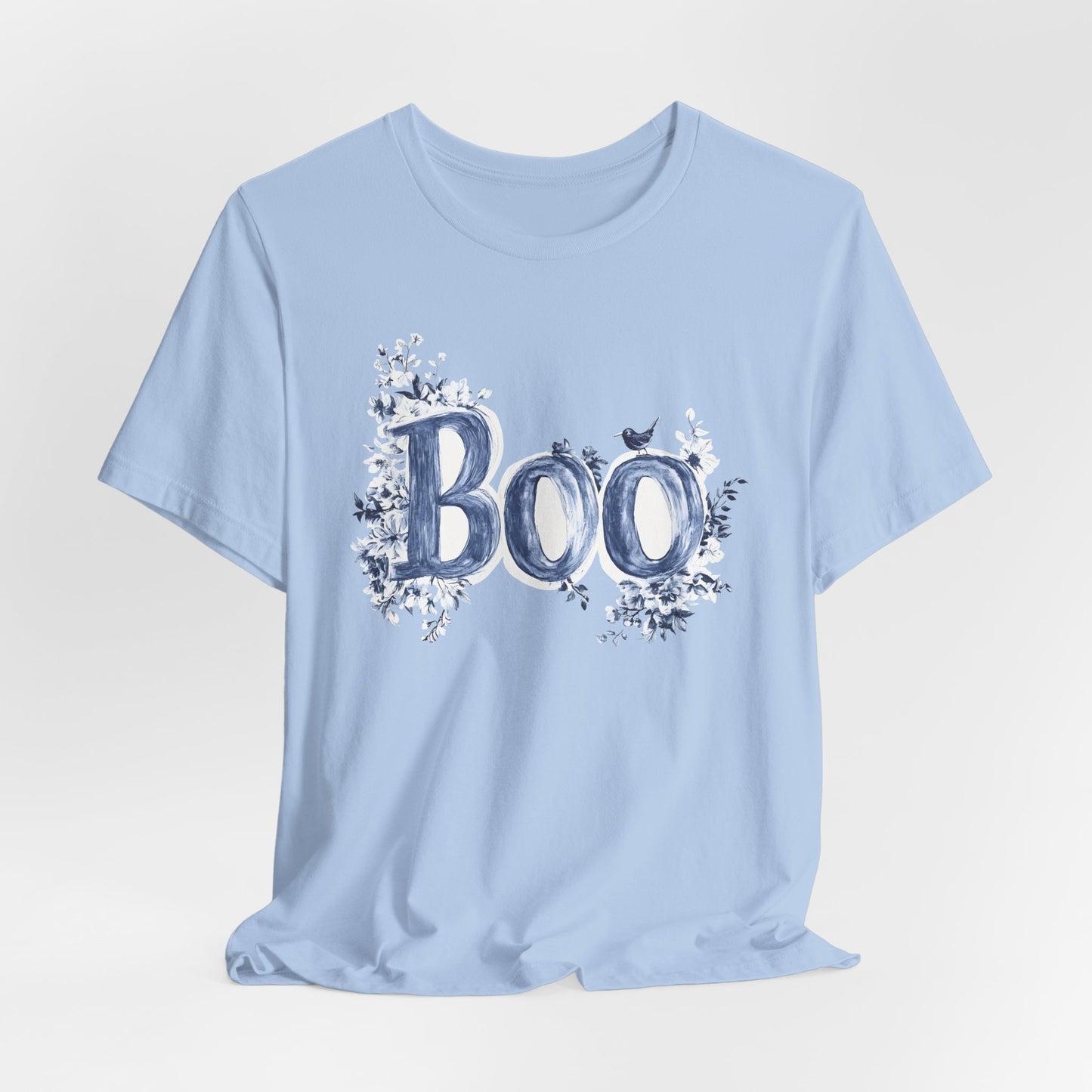 Boo Blue Flowers T-Shirt
