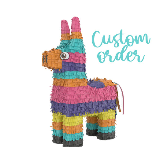 Piñata - Custom 3D Shape Handmade - Personalized - by Rosoma