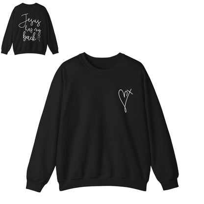 Jesus has my Back Sweatshirt