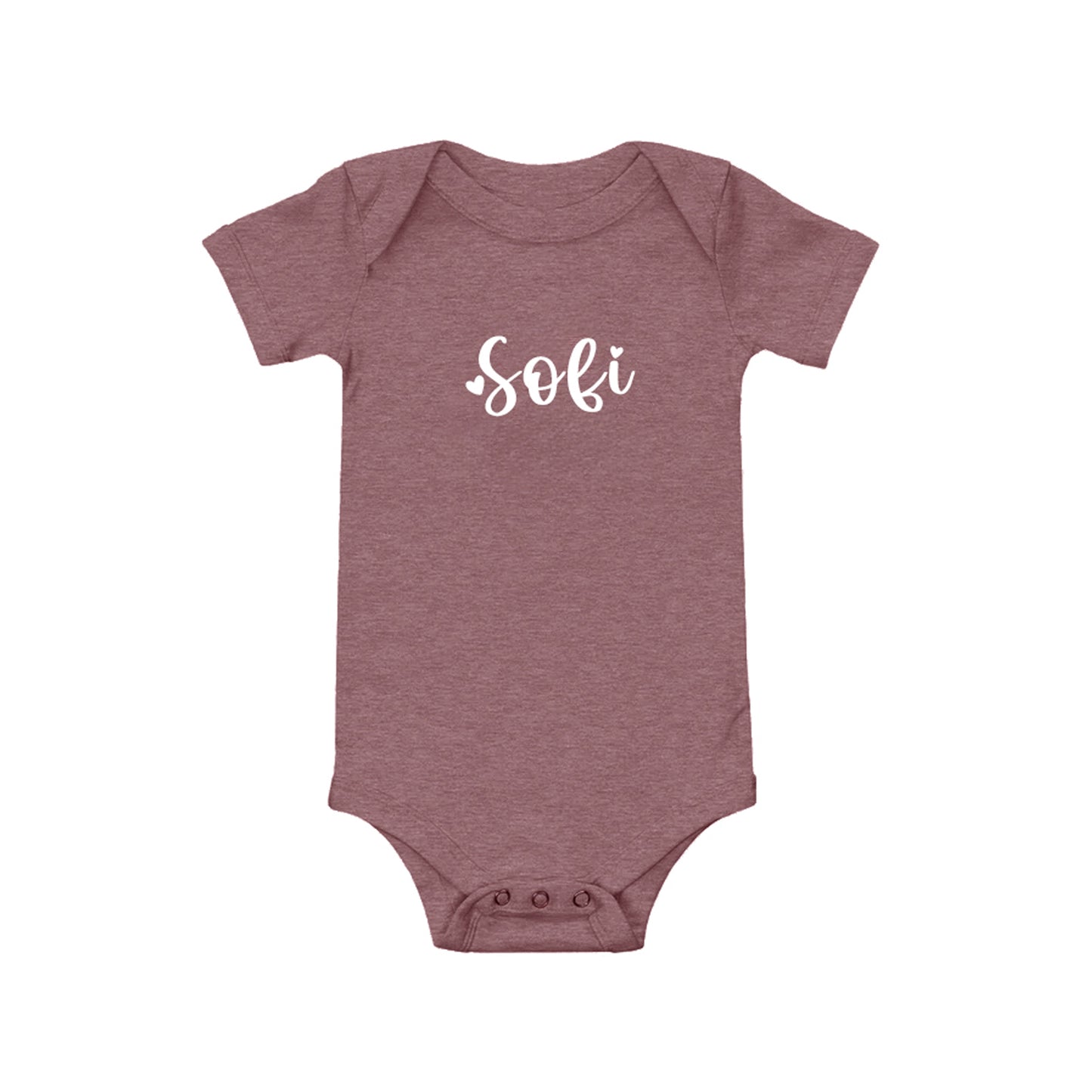 Infant Jersey Bodysuit Name - Personalized