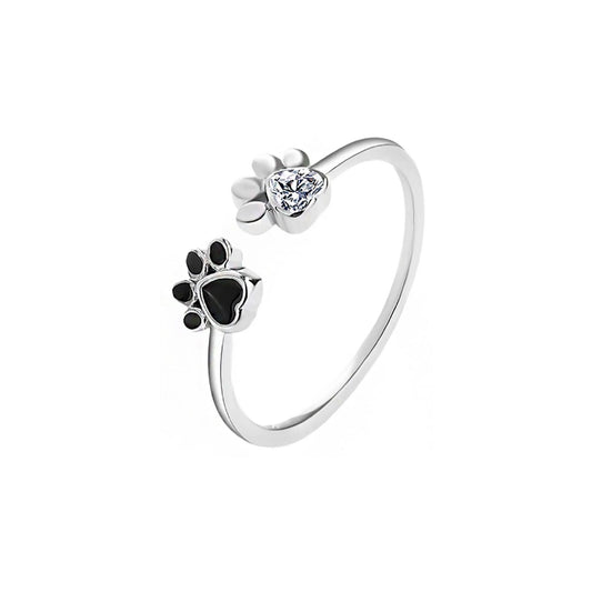 Paw Ring Sterling Silver