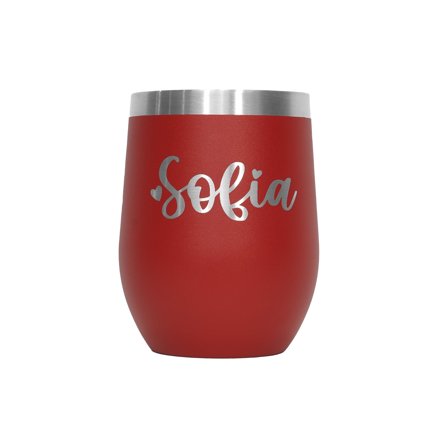 Wine Tumbler Set Name - Personalized