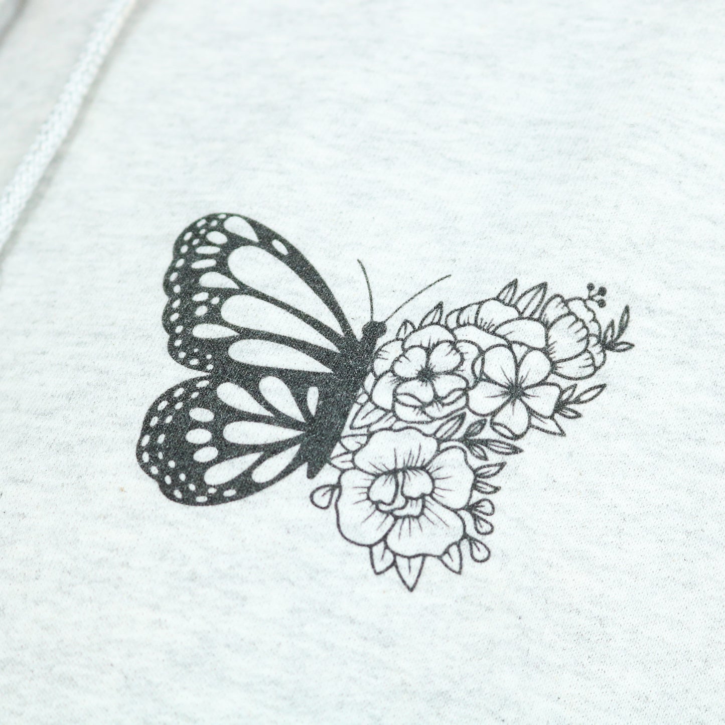 Butterfly Floral Be Kind Hoodie